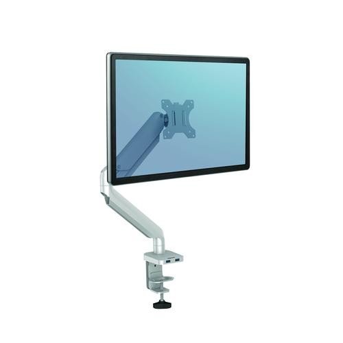 Fellowes Platinum Series Single Monitor Arm Silver