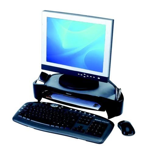 Fellowes Smart Suites TFT Monitor Riser Plus Letter Tray 2 Pods 3 Heights 21 Inches 18kg