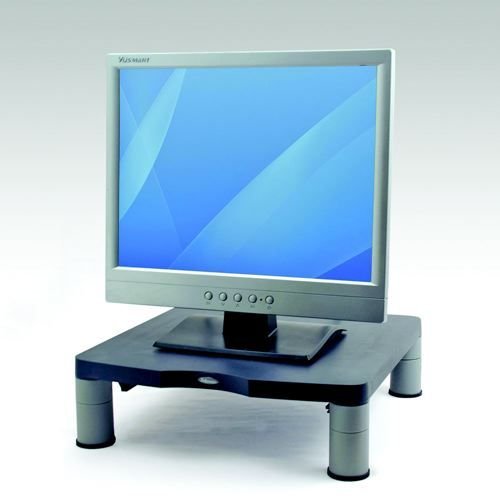 Fellowes Standard Monitor Riser 17in CRT 21in TFT 3 Heights 51102mm Graphite
