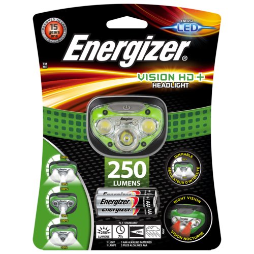 Energizer Vision Hd Plus Headlight 3xAAA