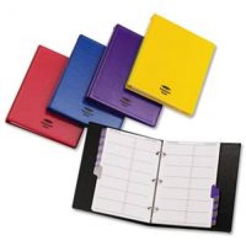 Concord CD6 Telephone Index Book Binder With Matching AZ Index And 20 Sheets A5 Black
