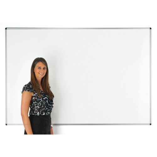 Adboards Deluxe Aluminium Frame Magnetic Whiteboard 1800x1200 Drywipe Boards WB6170