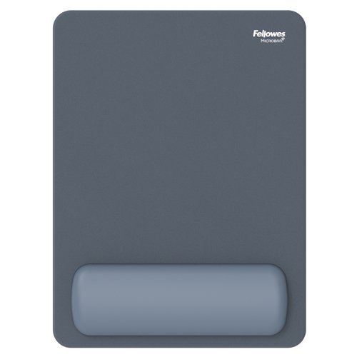 Fellowes Mouse Mat Wrist Rest Breyta XL Mouse Pad Wrist Support with Antibacterial Protection Marine