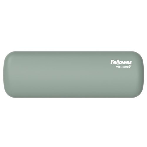 Fellowes Wrist Rest Breyta Palm Rest with Antibacterial Protection Ergonomic Wrist Support Sage