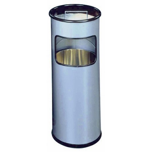 Durable Waste Bin Round 17 Litre with Round Ashtray 2 Litre 333023