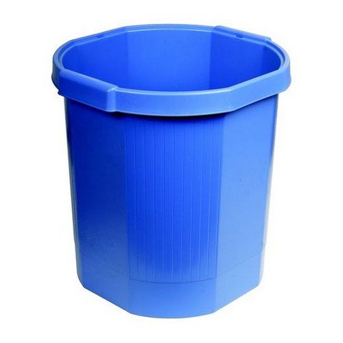 Tollit Forever Waste Bin Recycled Plastic 18 Litre Cobalt Blue