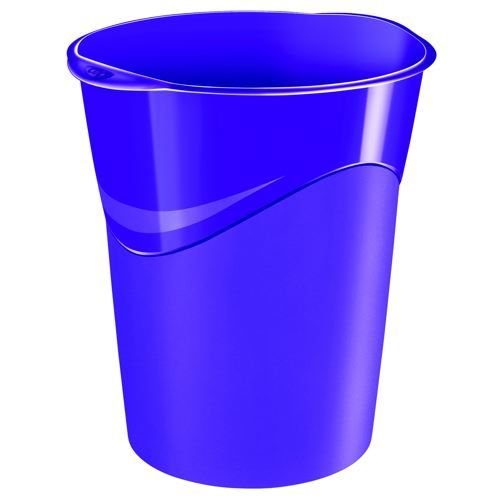 CEP Pro Gloss Waste Bin 14 Litre Capacity And Is Made Of Recyclable Polypropylene Purple