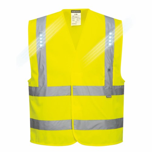 Vega HiVis LED Vest Orange S/M/XXL/3XL Pack 60