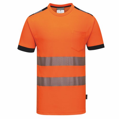 Vision HiVis TShirt S4XL Orange Pack 48 Polo Shirts and T-Shirts WW1108