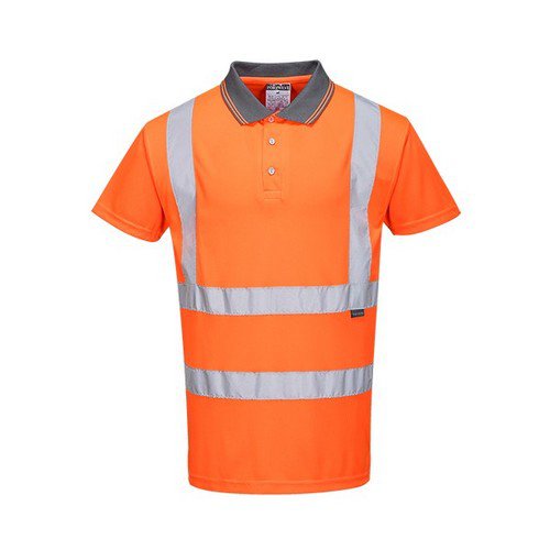 HiVis S/S Polo Shirt RIS Orange LR