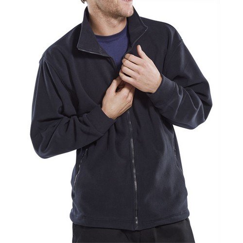 Beeswift Standard Fleece Jacket Navy Blue 4XL