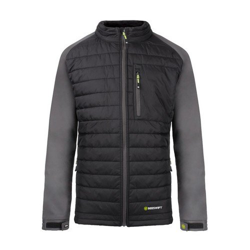 Flex Workwear Padded Jacket Blk/Gry 5Xl
