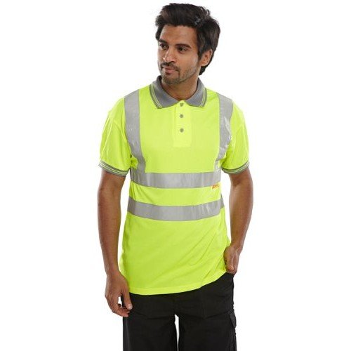 Beeswift Polo Shirt Short Sleeved Saturn Yellow 3XL
