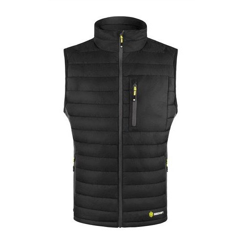 Beeswift Flex Workwear Padded Bodywarmer Black/Grey Xxl