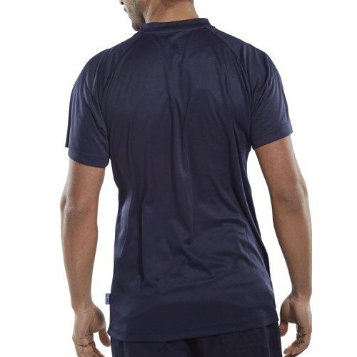 Beeswift B-Cool Lightweight Tee Shirt Navy Blue S