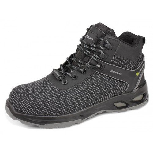 Himley Composite Mid Cut Black TPU Tek Safety Boot S3S 03/36