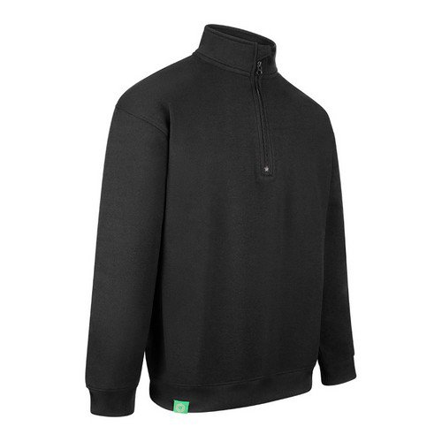 Envirowear Recyclable Quarter Zip Blk 4xl
