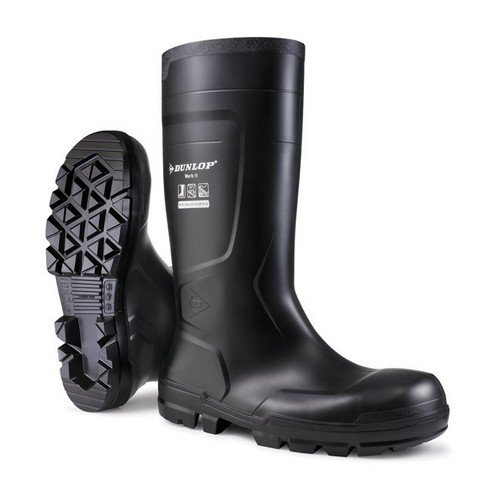 Work-It Full Safety Pvc Wellington Black Sz 13 (48)