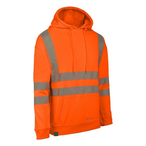 Envirowear Recyclable Hi-Vis Hoodie Or L