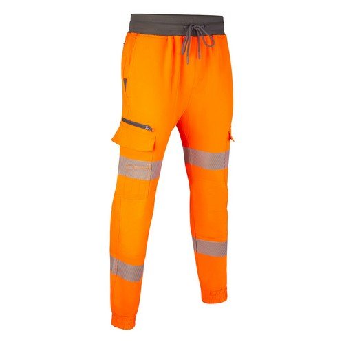 Beeswift Mens Hi-Vis Orange Work Joggers 5Xl