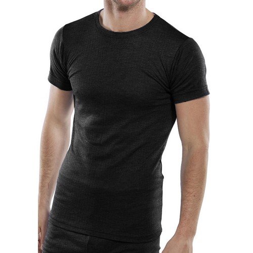 Thermal Vest S/S Black Xxxl
