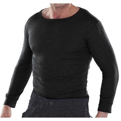 Thermal Vest L/S Black Xxl