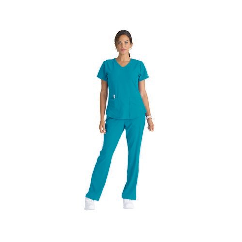 Skechers SK101 Breeze Female Scrub Top Teal Size 2XL SK101/TEAL/2XL