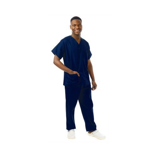 334LW Unisex Lightweight Scrub Top Navy Size L 334LW/NAVY/L