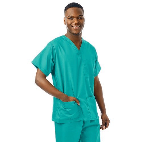 334LW Unisex Lightweight Scrub Top Jade Green Size S 334LW/JADE/S