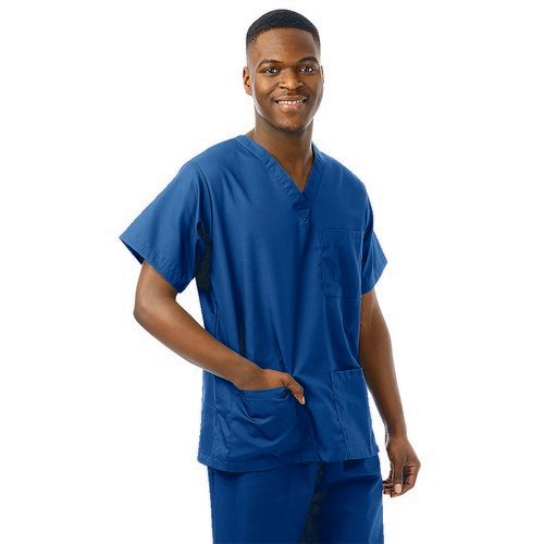 334LW Unisex Lightweight Scrub Top Cornflower Size 3XL 334LW/CORN/3XL
