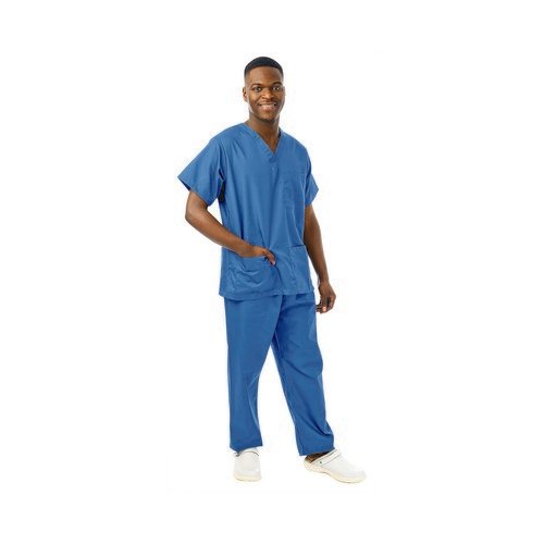 434NPH Unisex Smart Scrub Top Hospital Blue Size 2XL 434NPH/HOSP/2XL