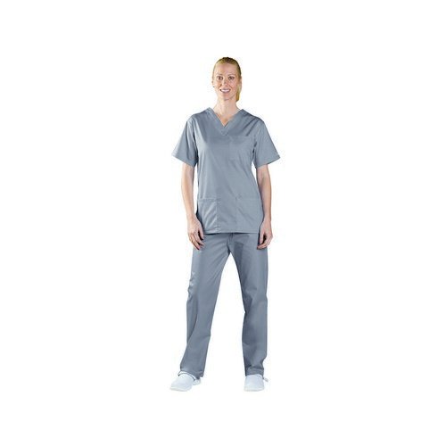 434NPH Unisex Smart Scrub Top Storm Grey Size L 434NPH/STOR/L