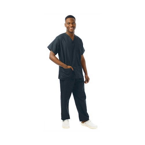 434NPH Unisex Smart Scrub Top Black Size S 434NPH/BLAC/S