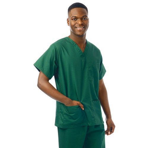 434NPH Unisex Smart Scrub Top Bottle Green Size L 434NPH/BOTT/L