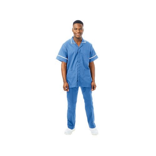 Work in Style PHILZ Male Healthcare Tunic Hos Blu 52in PHILZHOSPWHIT52