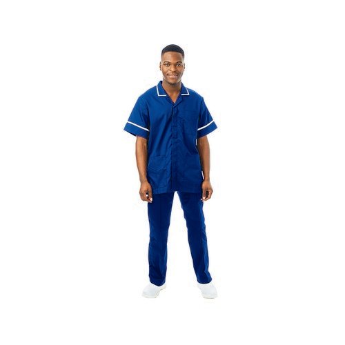Work in Style PHILZ Male Healthcare Tunic B/Blu 52in PHILZBUGAWHIT52
