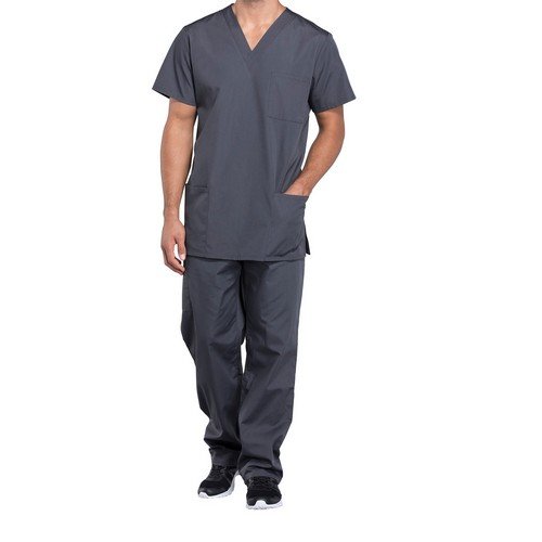 Cherokee Pro V-Neck Medical Scrub Top CH4876 PewterXXS