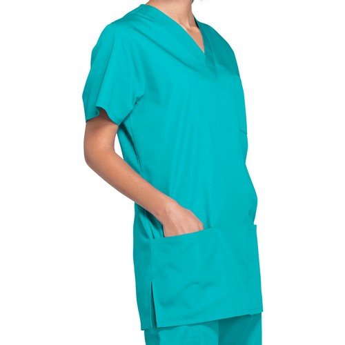 Cherokee Pro V-Neck Medical Scrub Top CH4876 TealBXL