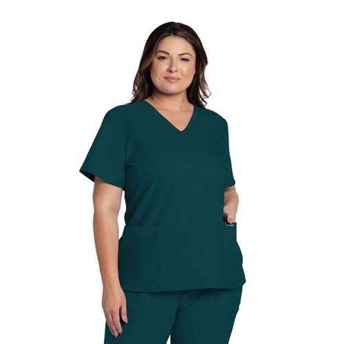 Cherokee Originals Ultra Female V-neck Scrub Top CKE953A CaribBL