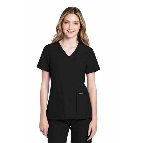 Cherokee Originals Ultra Female V-neck Scrub Top CKE953A BlackM