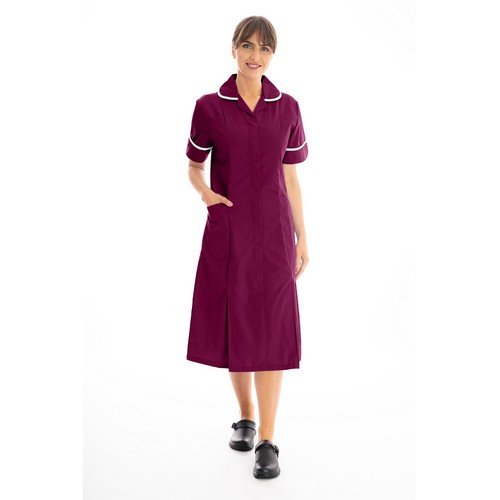 Pro Nursing Dress DVDDR for Healthcare Personnel MaroonW32