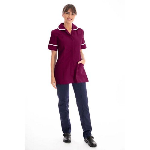 Pro Nursing Tunic DVDTR for Healthcare Personnel MaroonW52