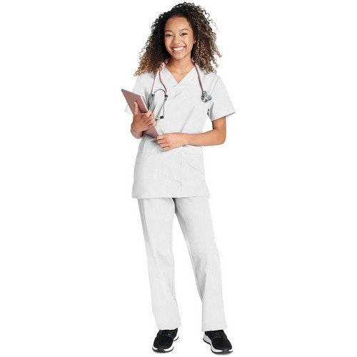 Cherokee Pro Medical Scrub Set WW530C for Staff White4XL