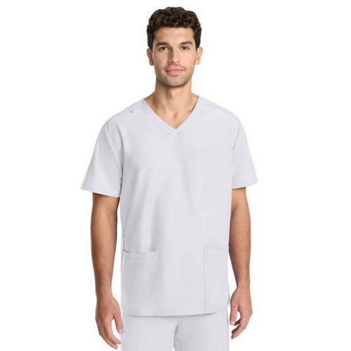 Cherokee Originals Ultra Unisex V-neck Scrub Top CKE00014A WhiteM