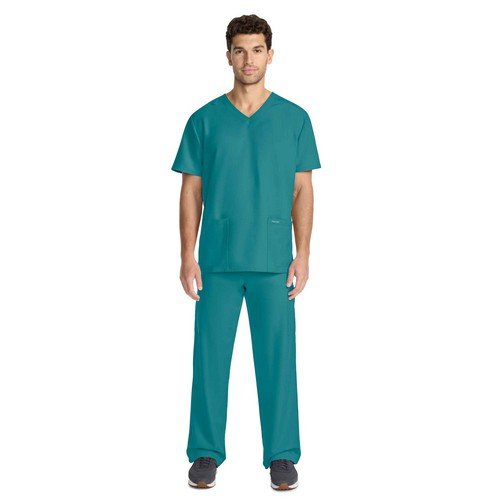 Cherokee Originals Ultra Unisex V-neck Scrub Top CKE00014A Teal3XL