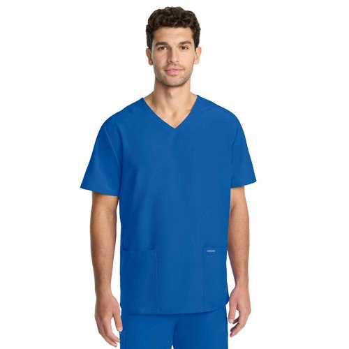 Cherokee Originals Ultra Unisex V-neck Scrub Top CKE00014A RoyalBM