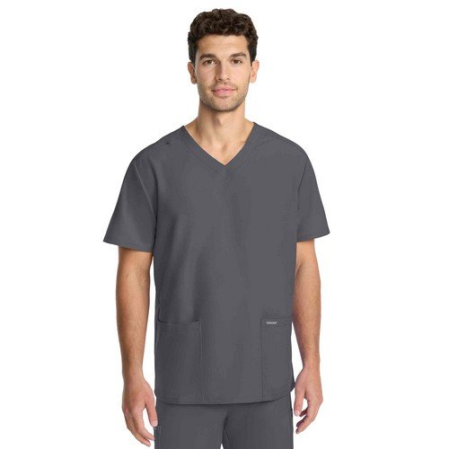 Cherokee Originals Ultra Unisex V-neck Scrub Top CKE00014A PewterM