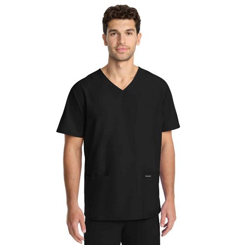 Cherokee Originals Ultra Unisex V-neck Scrub Top CKE00014A BlackXL