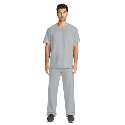 Cherokee Originals Ultra Unisex V-neck Scrub Top CKE00014A Grey3XL