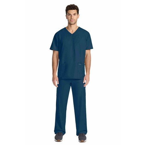 Cherokee Originals Ultra Unisex V-neck Scrub Top CKE00014A CaribBS